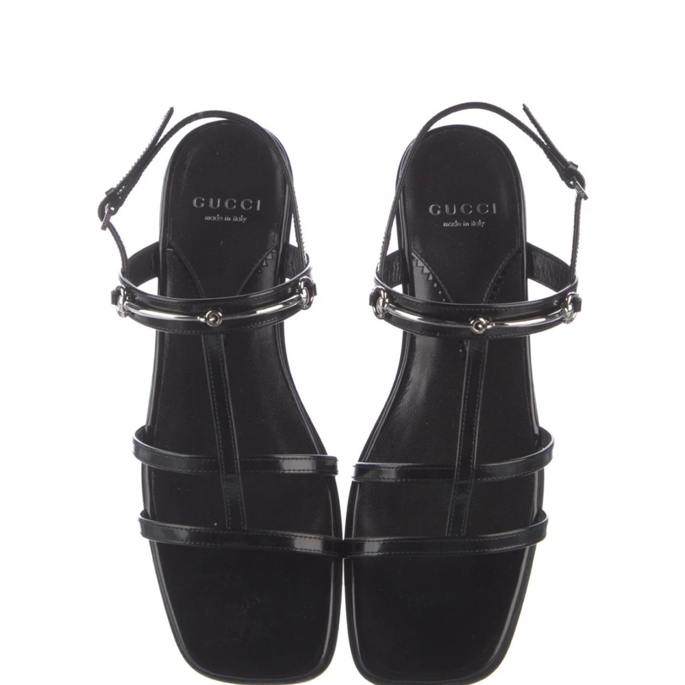 Gucci Women's Black Strappy Sandals